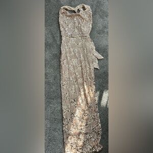 Heartloom Rose Gold Sequin Dress